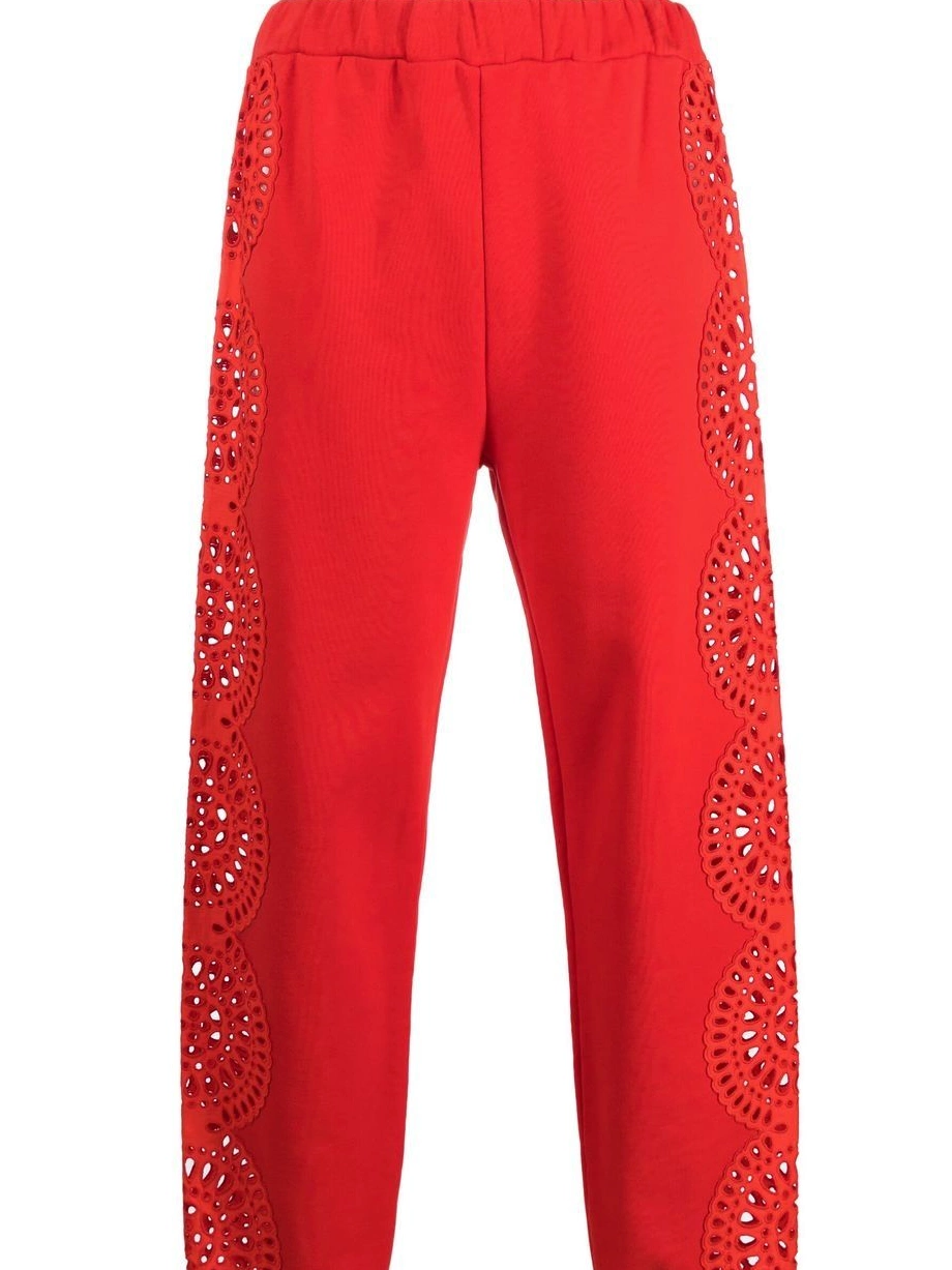 Cheap pants Women Stella McCartney track broderie-anglaise 0405